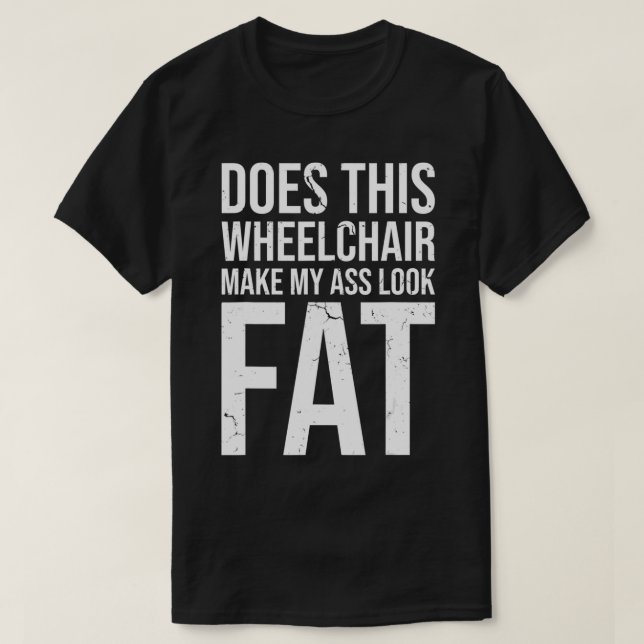 Camiseta Funny Handicap Disabled Amputee Tee Humelch Wheelc (Diseño del anverso)