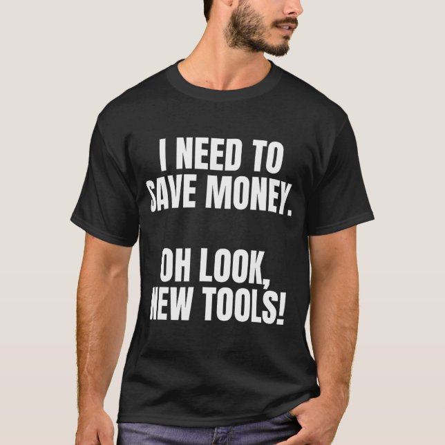 Camiseta Funny Handyman Dad Humor Oh Look, New Tools  (Anverso)