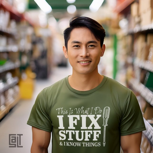 Camiseta Funny Handyman T-Shirt This Is What I Do I Fix Stu (Subido por el creador)