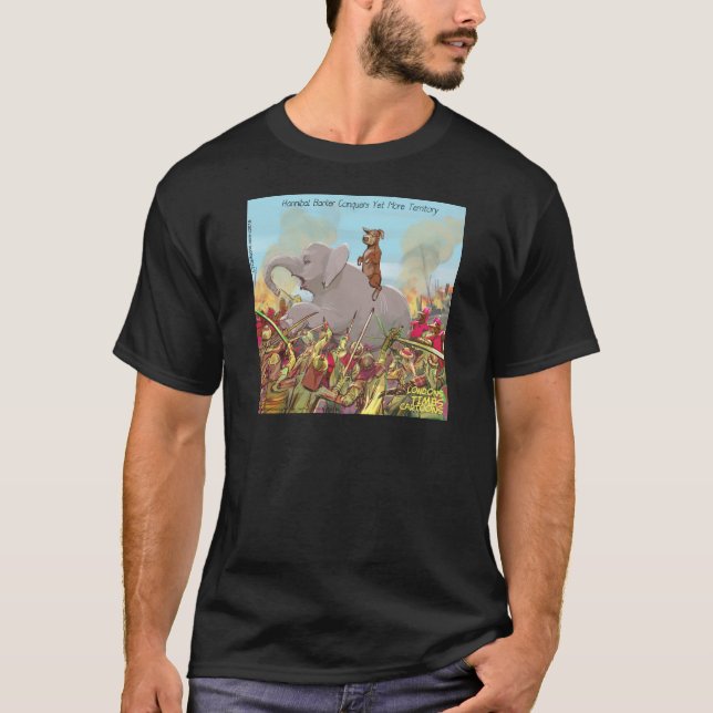 Camiseta Funny Hannibal Barca conquista la tierra (Anverso)