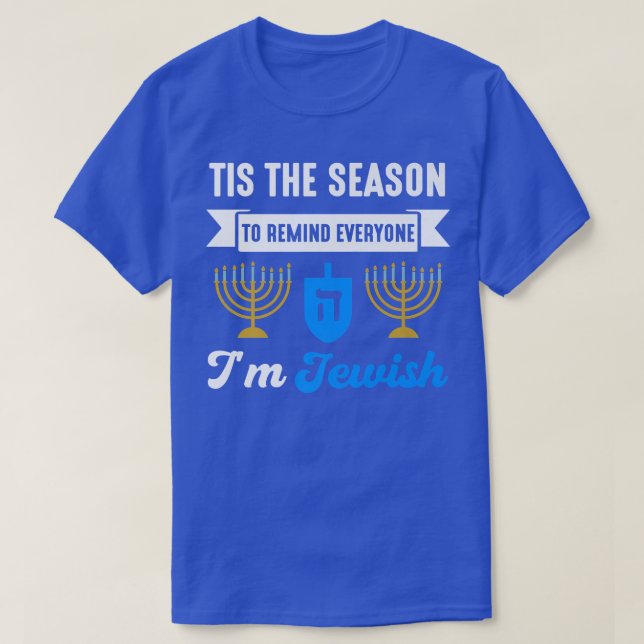 Camiseta Funny Hanukkah dice Fiesta del Festival del Patrim (Diseño del anverso)