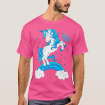 Camiseta Funny Hanukkah Jewish Unicorn con Menorah<br><div class="desc">Funny Hanukkah Judío Unicorn Con Menorah .</div>