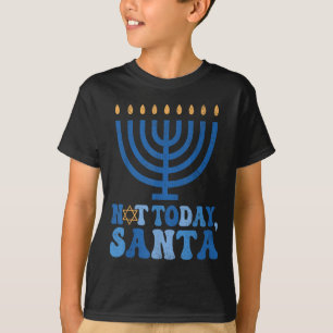 Camiseta Funny Hanukkah No Hoy Santa Menorah Chanukah Je