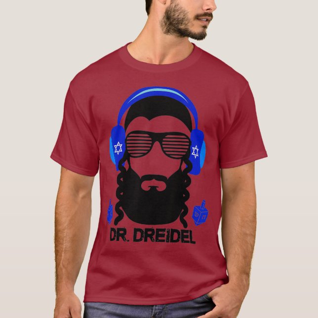 Camiseta Funny Hanukkah rapero hebreo DJ Chanukah Dr Gift (Anverso)