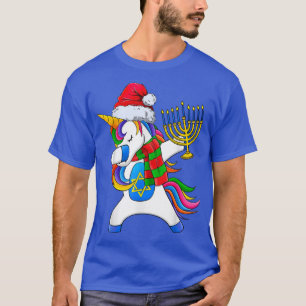 Camiseta Funny Hanukkah Unicorn Chanukah Pajamas