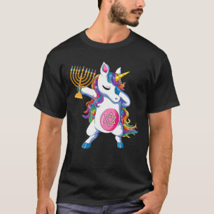 Camiseta Funny Hanukkah Unicorn Giftsgirl Mujeres P