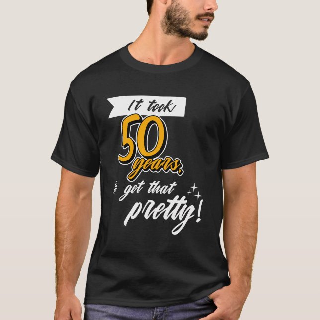 Camiseta Funny Happy 50º Cumpleaños Cincuenta Años De Edad  (Anverso)