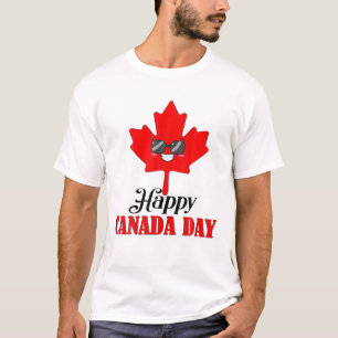 Camiseta Funny Happy Canada Day Maple Leaf