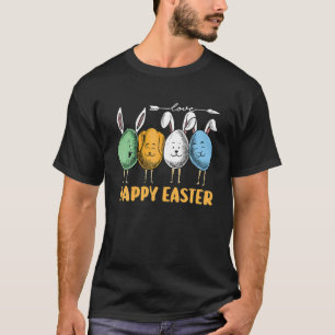 Camiseta Funny Happy Easter Cute Bunny Dogs