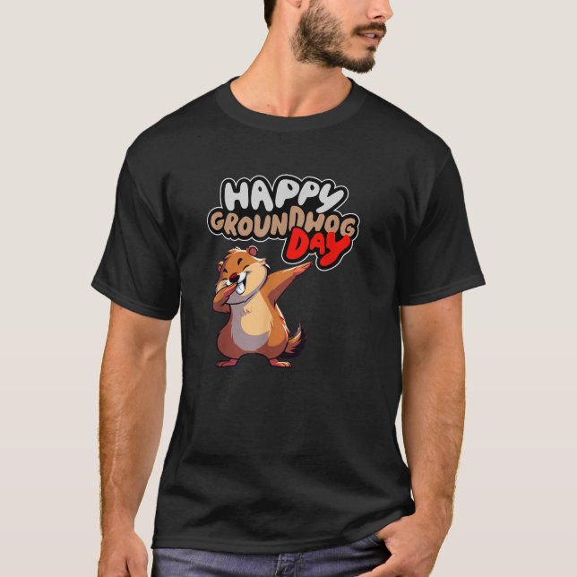 Camiseta Funny Happy Groundhog Day February 2nd Phil s Holi (Anverso)