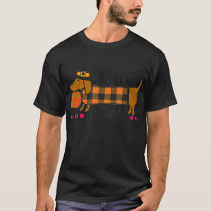 Camiseta Funny Happy Halloweenie Dachshund Halloween Buffal