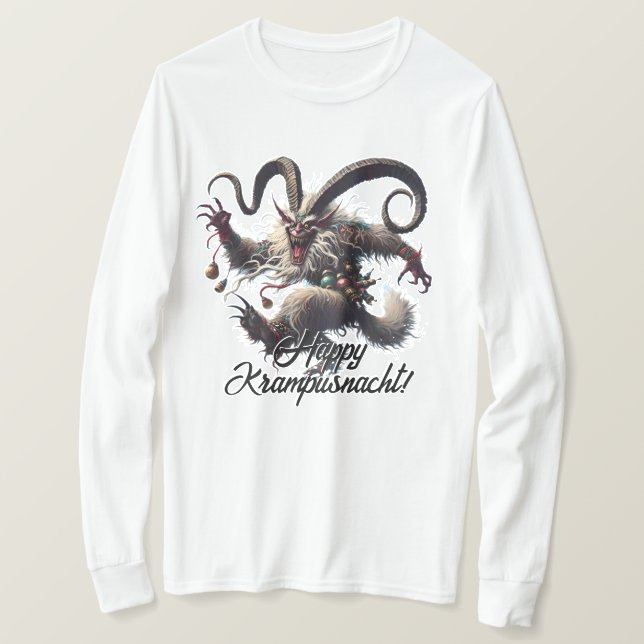Camiseta Funny Happy Krampusnacht (Anverso del diseño)