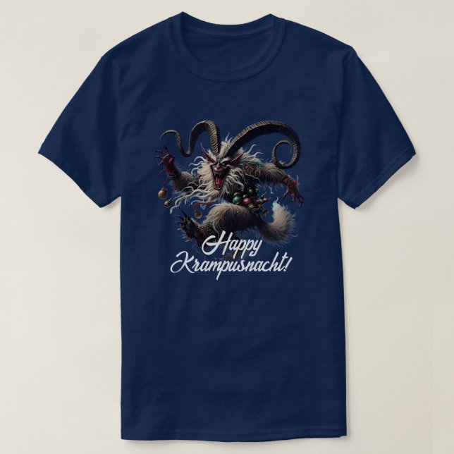 Camiseta Funny Happy Krampusnacht (Diseño del anverso)