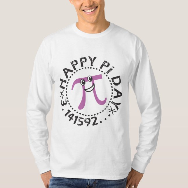 Camiseta Funny Happy Pi Day © - Pi Symbol T-Shirt (Anverso)
