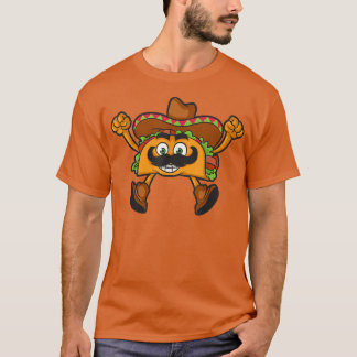 Camiseta Funny Happy Taco Meican Sombrero