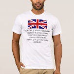 Camiseta Funny Hatton Garden Heist - Orgulloso De Ser Britá<br><div class="desc">Serie Just Fun: El texto describe cómo se han realizado 7 arrestos en el Hatten Garden Heist, Londres. ¡El hombre más joven arrestado tenía 48 años, de los cuales dos eran de la edad madura de 76! ¡¡Y la entrada fue hecha por un abrochador!! El texto se redondea con "¡Te...</div>