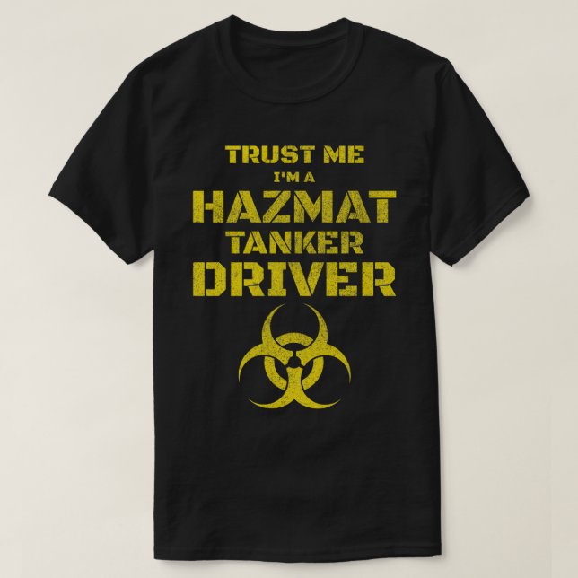 Camiseta Funny Hazmat Tanker Driver T Gilover (Diseño del anverso)