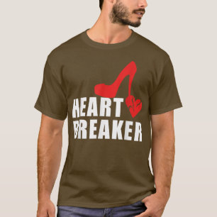 Camiseta Funny Heart Breaker Love Relationship Boyfriend Gi