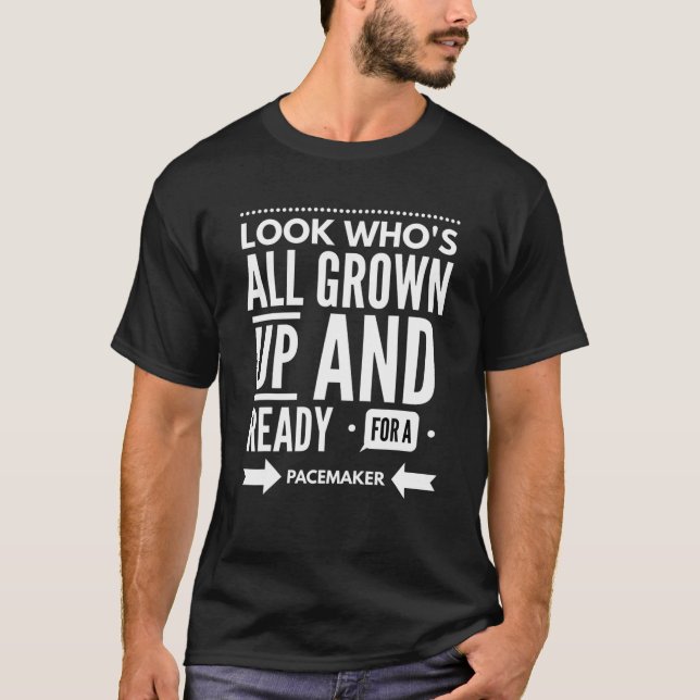 Camiseta Funny Heart Pacemaker 1970 50Th Birthday Gag Gift (Anverso)
