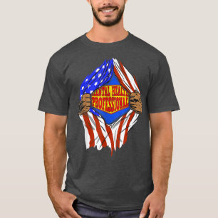 Camiseta Funny Héroe Profesional de Salud Super Mental Job1