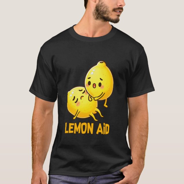 Camiseta Funny Hilarious Dad Joke Lemon Aid Theme (Anverso)