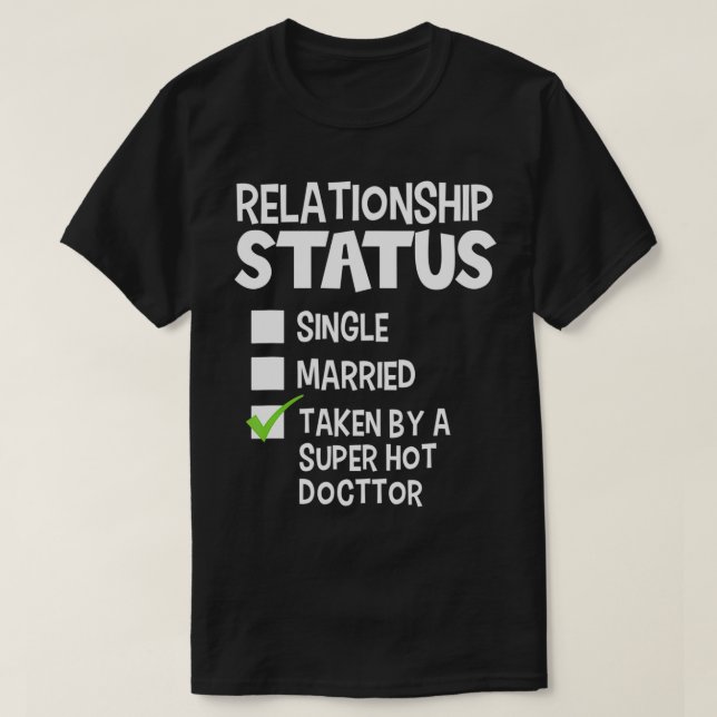 Camiseta Funny His and Her Gift Idea Doctor Relationship St (Diseño del anverso)