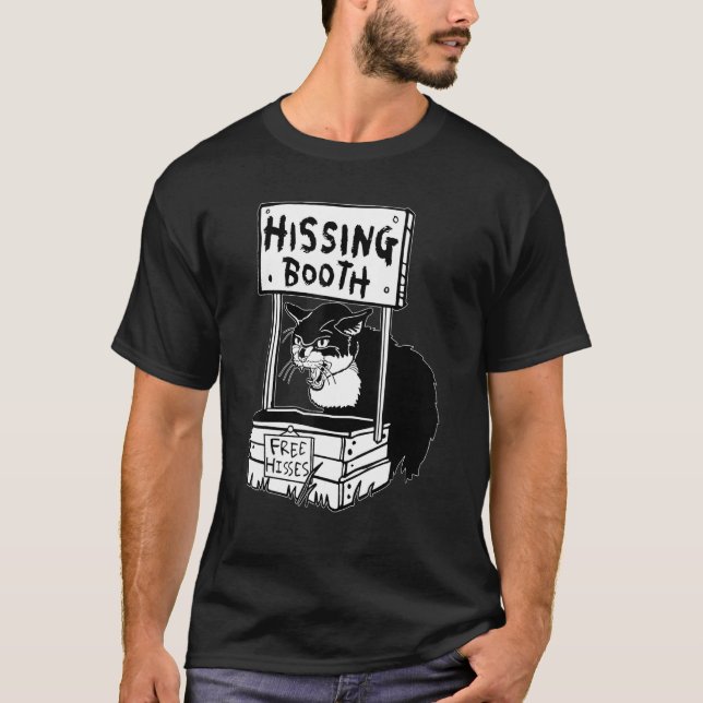 Camiseta Funny Hissing Booth Kitten Kitty Cat Furdad (Anverso)