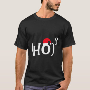 Camiseta Funny Ho Cubed Navidades Math