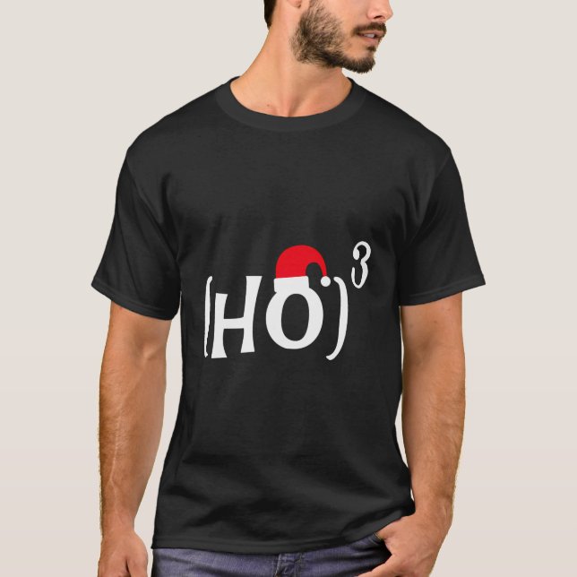 Camiseta Funny Ho Cubed Navidades Math (Anverso)