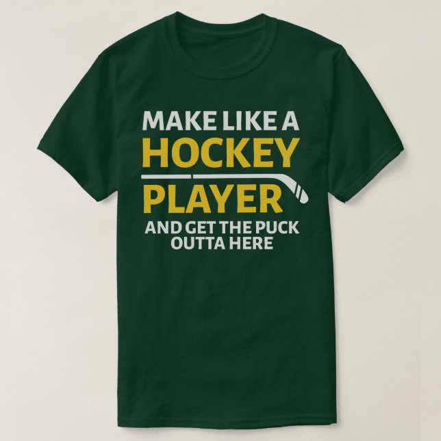 CAMISETA FUNNY HOCKEY 3 (Diseño del anverso)
