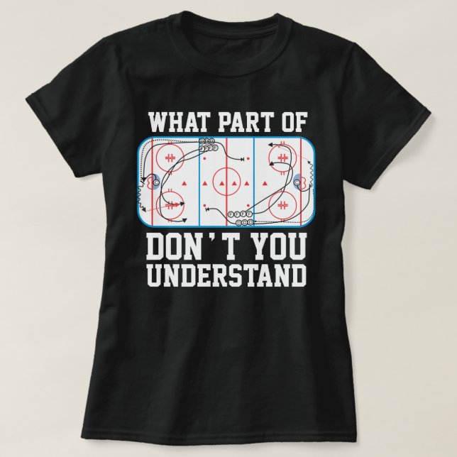 Camiseta Funny Hockey Hockey Tácticos Classic T Shirt (Diseño del anverso)