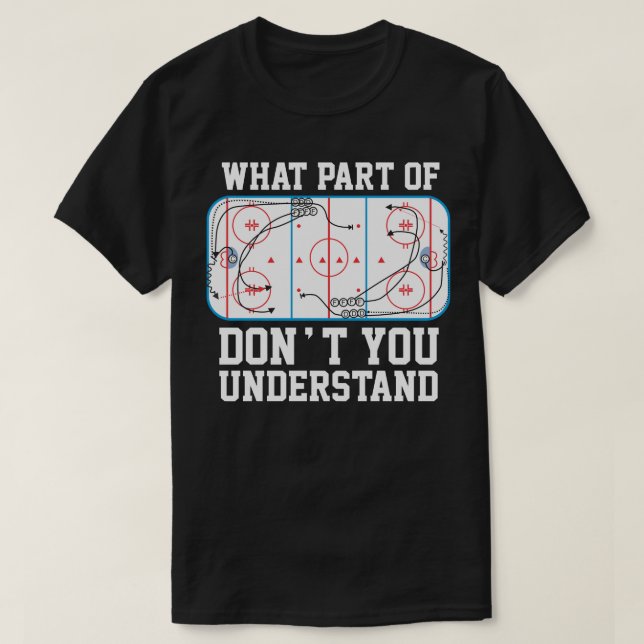 Camiseta Funny Hockey Hockey Tácticos Classic T Shirt (Diseño del anverso)