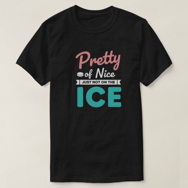 Camiseta Funny Hockey Quote (Diseño del anverso)