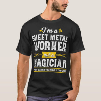 Camiseta Funny hoja de magos Metalizado trabajadores regalo