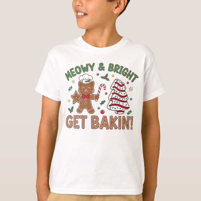 Camiseta Funny Holiday Baking Tee" (Anverso)