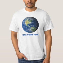 Camiseta Funny Home Sweet Home Earth Planet