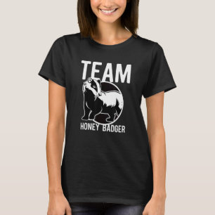 Camiseta Funny Honey Badger Courage Animal Guesswork Martín