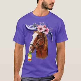 Camiseta Funny Horse Carreras Kentucky Fiesta