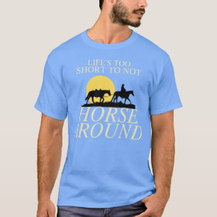 Camiseta Funny Horse Riding Amigo del amante Ecuestre