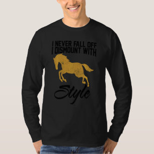 Camiseta Funny Horse Rige Hombres Hombres Hombres Hombres H