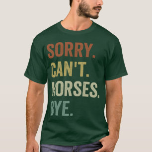 Camiseta Funny Horse Women Sleeve familia