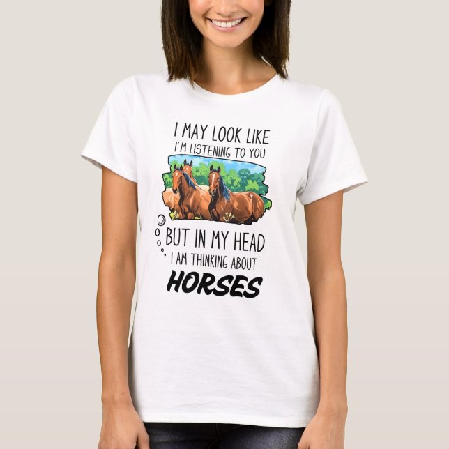 Camiseta Funny Horses Lover (Anverso)