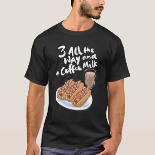 Camiseta Funny Hot Weiner T Shirt Café Milk Rhode Island