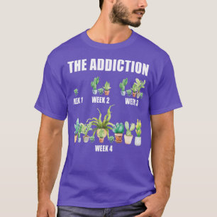 Camiseta Funny House Plants Flower Addiction Crazy Gardener