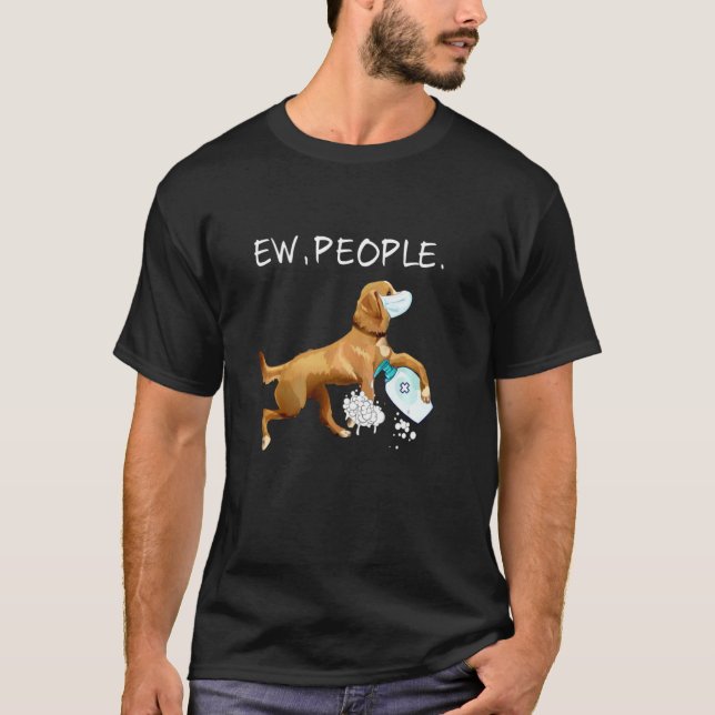 Camiseta Funny Hovawart Ew People Perg Lover (Anverso)