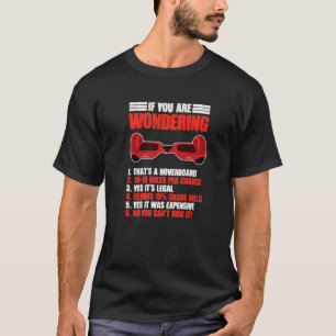 Camiseta Funny Hoverboard Electric Scooter Hoverboard