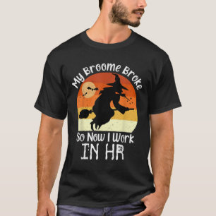 Camiseta Funny HR Witch Human Resources Halloween Costume