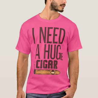 Camiseta Funny Huge Cigar Lover Women And Men Cigar Smoker