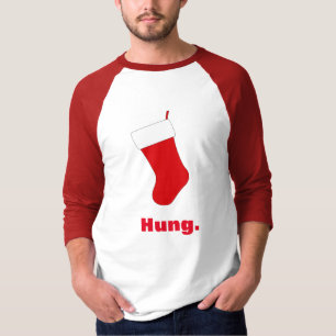 Camiseta Funny Hung Stocking Navidades