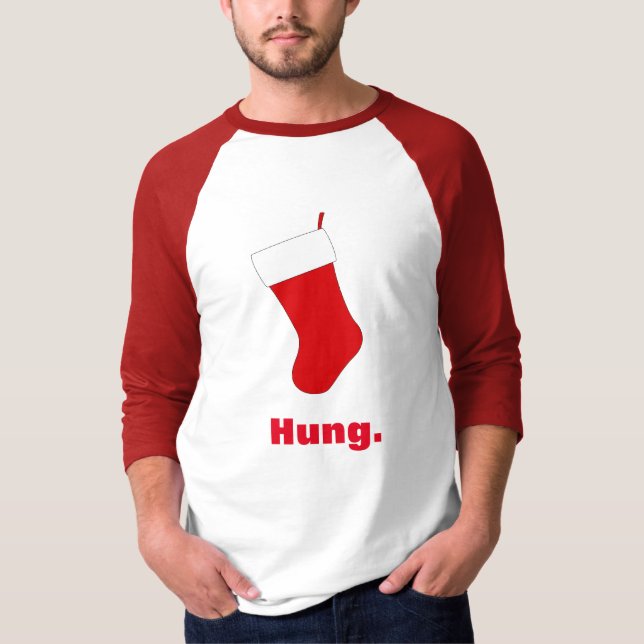 Camiseta Funny Hung Stocking Navidades (Anverso)